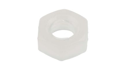 RS PRO, Plain Nylon Hex Nut, DIN 934, M4 [0]; 232-6956
