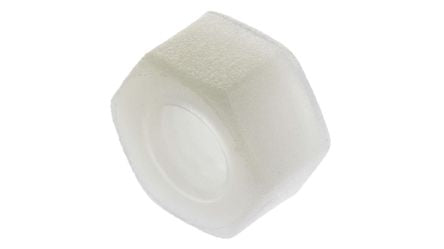 RS PRO, Plain Nylon Hex Nut, DIN 934, M5 [0]; 232-6976