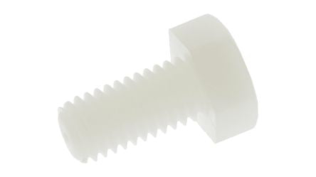 RS PRO Plain Nylon, Hex Bolt, M8 x 16mm [0]; 232-6995
