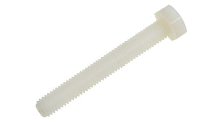 RS PRO Plain Nylon, Hex Bolt, M8 x 60mm [0]; 232-7001