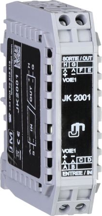 JM CONCEPT 1 Channel Galvanic Barrier, Loop Powered Isolator, Current Input, Current Output [JK2001]; 232-8224