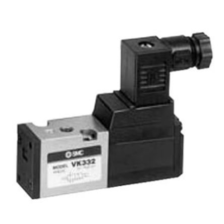 SMC Solenoid Valve - Solenoid Metric M5 VK332 Series [VK332-5DZ-M5-Q]; 232-8477
