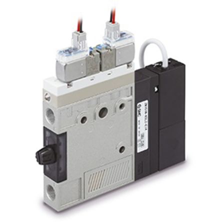 SMC Vacuum Ejector, 1mm nozzle 50L/min, ZM series [ZM101HF-K5LZ-Q]; 232-8595