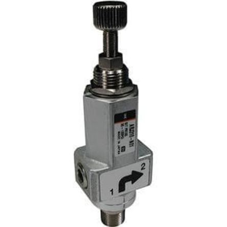 SMC M5, R 1/8 Pneumatic Regulator - 7bar to 5bar, 8bar max. input [ARJ310-01G]; 232-8629