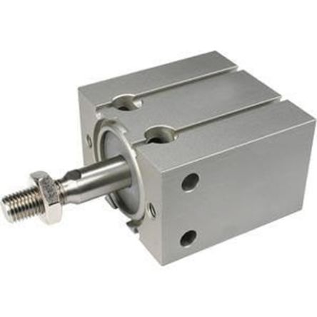 SMC Pneumatic Compact Cylinder - 20mm Bore, 30mm Stroke, CU Series, Double Acting [CDU20-30A]; 232-8848