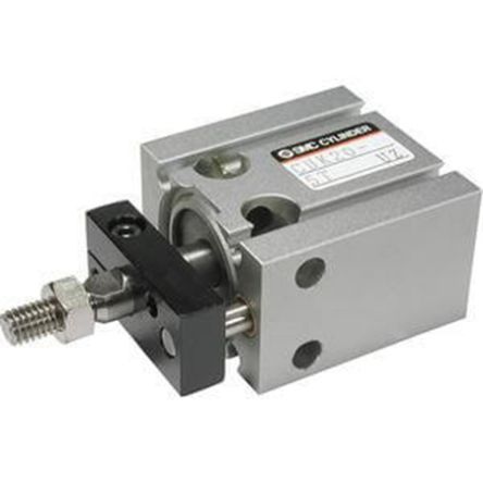 SMC Pneumatic Cylinder - 20mm Bore, 5mm Stroke, CDU Series, Single Acting [CDUK20-5S]; 232-8873