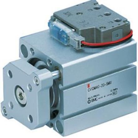 SMC Pneumatic Cylinder - 32mm Bore, 20mm Stroke, CVQM32 Series, Double Acting [CVQM32-20-5MOU]; 232-8966