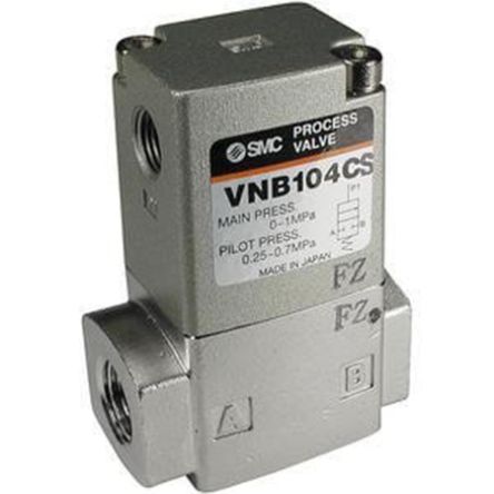 SMC Pneumatic Solenoid Valve - Solenoid G 1/4 VNB Series [EVNB104CS-F8A]; 232-9008