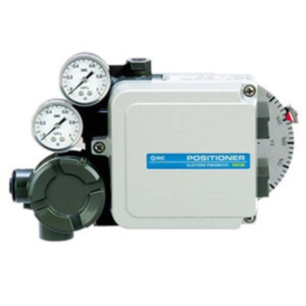 SMC Electro-Pneumatic Positioner, IP8100 Series, For Use With Gauges, Terminal Box And Feedback Signal [IP8100-030-X14-W]; 232-9029