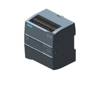 Siemens SIPLUS S7-1200 CPU 1212C Series PLC CPU for Use with SIPLUS S7-1200, Relay Output, 10-Input, Analog Input [6AG1212-1BE40-2XB0]; 233-0515