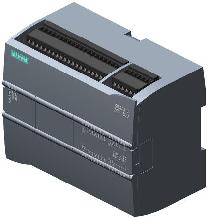 Siemens SIPLUS S7-1200 CPU 1215C Series PLC CPU for Use with SIPLUS S7-1200, Relay Output, 16-Input, Analog Input [6AG1215-1HG40-5XB0]; 233-0541