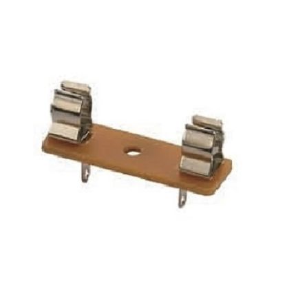 Eaton 25A Stud Mount 6.3 x 32mm Fuse Block, 250V ac [BK2-S-4202-1D-R]; 233-0600