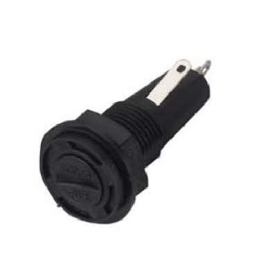Eaton 10A Panel Mount Fuse Holder for 5 x 20mm Fuse, 250V ac [BK8-HTC-603M]; 233-0615