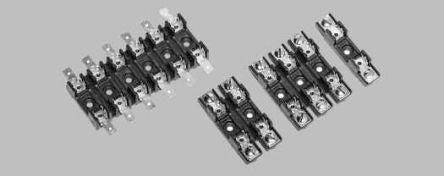 Eaton 25A DIN Rail Mount 6.3 x 32mm Fuse Block, 300V [BK-S-8301-1X-DIN]; 233-0627