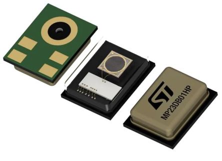 STMicroelectronics, Surface Mount Microphone Condenser 1dB [MP23DB01HPTR]; 233-3018