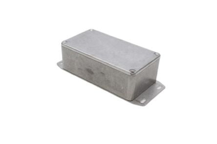 Hammond 1590 Series Die Cast Aluminium Enclosure, IP54, Flanged, 113 x 113 x 38mm [1590B2F]; 233-3132