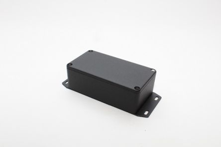 Hammond 1590 Series Die Cast Aluminium Enclosure, IP54, Flanged, 113 x 113 x 38mm [1590B2FBK]; 233-3133
