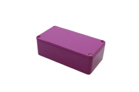 Hammond 1590 Series Die Cast Aluminium Enclosure, IP54, 113 x 113 x 38mm [1590B2PR]; 233-3140