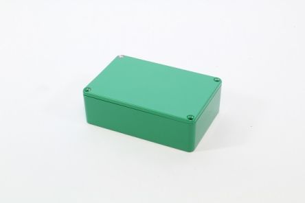 Hammond 1590 Series Die Cast Aluminium Enclosure, IP54, 117 x 117 x 38mm [1590B3GR]; 233-3148