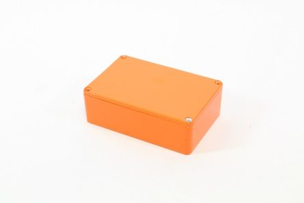 Hammond 1590 Series Die Cast Aluminium Enclosure, IP54, 117 x 117 x 38mm [1590B3OR]; 233-3151