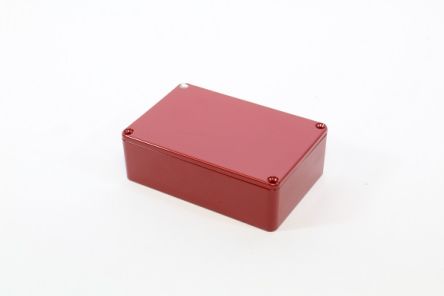 Hammond 1590 Series Die Cast Aluminium Enclosure, IP54, 117 x 117 x 38mm [1590B3RD]; 233-3153