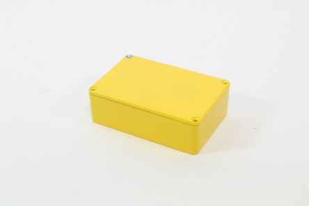 Hammond 1590 Series Die Cast Aluminium Enclosure, IP54, 117 x 117 x 38mm [1590B3YL]; 233-3154