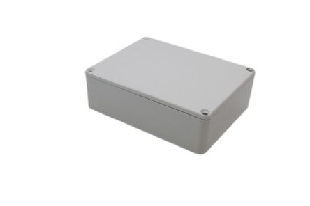 Hammond 1590 Series Die Cast Aluminium Enclosure, IP54, 120 x 120 x 38mm [1590BB2LG]; 233-3161