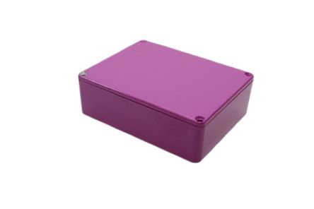 Hammond 1590 Series Die Cast Aluminium Enclosure, IP54, 120 x 120 x 38mm [1590BB2PR]; 233-3163