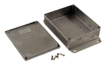Hammond 1590 Series Die Cast Aluminium Enclosure, IP54, Flanged, 120 x 120 x 35mm [1590BBF]; 233-3167