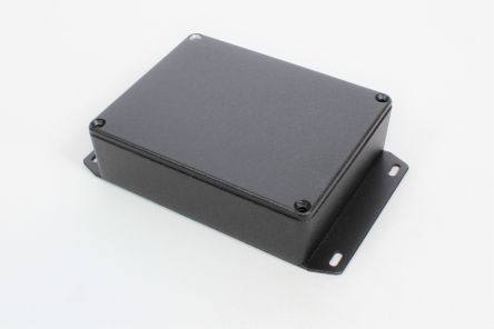 Hammond 1590 Series Die Cast Aluminium Enclosure, IP54, Flanged, 120 x 120 x 35mm [1590BBFBK]; 233-3168