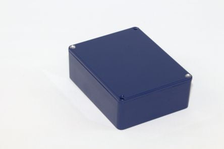 Hammond 1590 Series Die Cast Aluminium Enclosure, IP54, 120 x 120 x 43mm [1590BBSCB]; 233-3171
