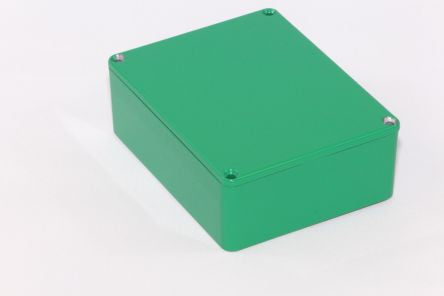 Hammond 1590 Series Die Cast Aluminium Enclosure, IP54, 120 x 120 x 43mm [1590BBSGR]; 233-3176
