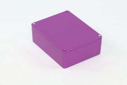 Hammond 1590 Series Die Cast Aluminium Enclosure, IP54, 120 x 120 x 43mm [1590BBSPR]; 233-3179