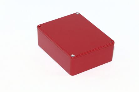 Hammond 1590 Series Die Cast Aluminium Enclosure, IP54, 120 x 120 x 43mm [1590BBSRD]; 233-3180