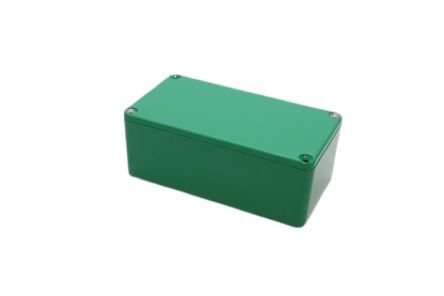 Hammond 1590 Series Die Cast Aluminium Enclosure, IP54, 113 x 113 x 42mm [1590BSGR]; 233-3189