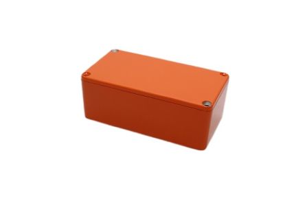 Hammond 1590 Series Die Cast Aluminium Enclosure, IP54, 113 x 113 x 42mm [1590BSOR]; 233-3191