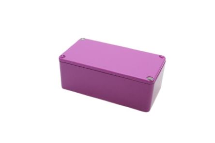 Hammond 1590 Series Die Cast Aluminium Enclosure, IP54, 113 x 113 x 42mm [1590BSPR]; 233-3192