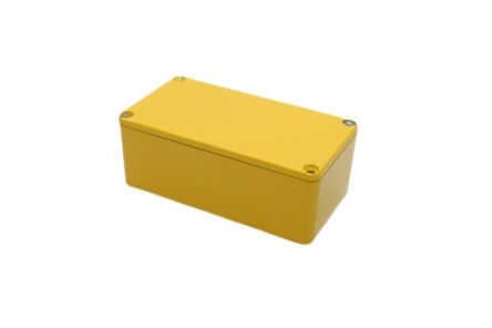 Hammond 1590 Series Die Cast Aluminium Enclosure, IP54, 113 x 113 x 42mm [1590BSYL]; 233-3195