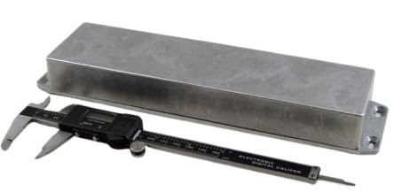 Hammond 1590 Series Die Cast Aluminium Enclosure, IP54, Flanged, 254 x 254 x 35mm [1590BX2FL]; 233-3198