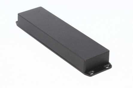 Hammond 1590 Series Die Cast Aluminium Enclosure, IP54, Flanged, 254 x 254 x 35mm [1590BX2FLBK]; 233-3199