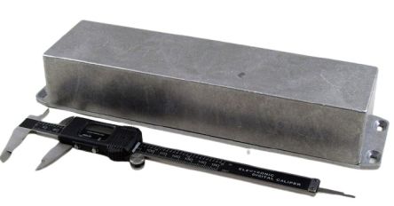 Hammond 1590 Series Die Cast Aluminium Enclosure, IP54, Flanged, 254 x 254 x 50mm [1590BXFL]; 233-3203