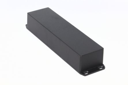 Hammond 1590 Series Die Cast Aluminium Enclosure, IP54, Flanged, 254 x 254 x 50mm [1590BXFLBK]; 233-3204