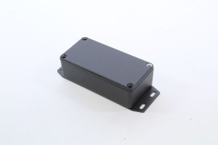 Hammond 1590 Series Die Cast Aluminium Enclosure, IP54, Flanged, 101 x 101 x 31mm [1590G2FBK]; 233-3220