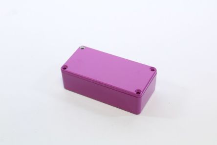 Hammond 1590 Series Die Cast Aluminium Enclosure, IP54, 101 x 101 x 31mm [1590G2PR]; 233-3227