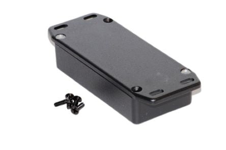 Hammond 1590 Series Die Cast Aluminium Enclosure, IP54, Flanged, 101 x 101 x 26mm [1590GFLBK]; 233-3232