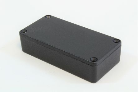 Hammond 1590 Series Die Cast Aluminium Enclosure, IP54, 101mm [1590LBK]; 233-3246