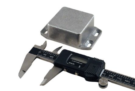 Hammond 1590 Series Die Cast Aluminium Enclosure, IP54, Flanged, 51 x 51 x 25mm [1590LLBFL]; 233-3250