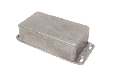Hammond 1590 Series Die Cast Aluminium Enclosure, IP54, Flanged, 122 x 122 x 40mm [1590NFL]; 233-3263