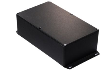Hammond 1590 Series Die Cast Aluminium Enclosure, IP54, Flanged, 192 x 192 x 61mm [1590R1FBK]; 233-3280