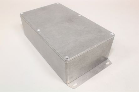 Hammond 1590 Series Die Cast Aluminium Enclosure, IP54, Flanged, 192 x 192 x 61mm [1590RF]; 233-3284